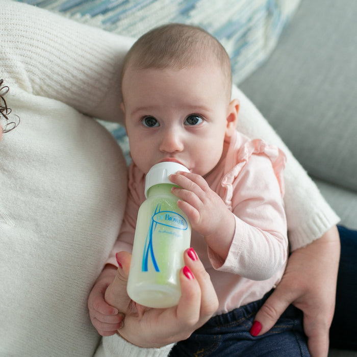 Dr. Brown's Natural Flow Anti-Colic Options+ Narrow Glass Baby Bottle
