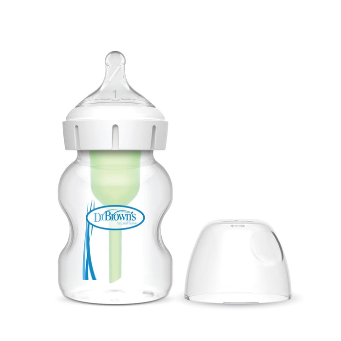 Dr. Brown's Natural Flow Anti-Colic Options+ Wide-Neck Baby Bottle