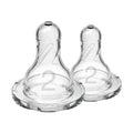 Dr. Brown's Natural Flow Narrow Baby Bottle Silicone Nipple | 2-Pack