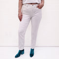 DRIES VAN NOTEN WHITE JEANS - SIZE 30