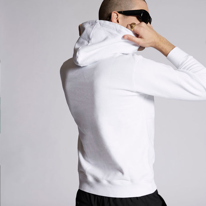 DSQUARED2 - Ceresio9 Cool Hoodie in White - Nigel Clare