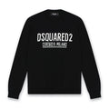 DSQUARED2 - Ceresio9 Crew Neck Jumper in Black - Nigel Clare
