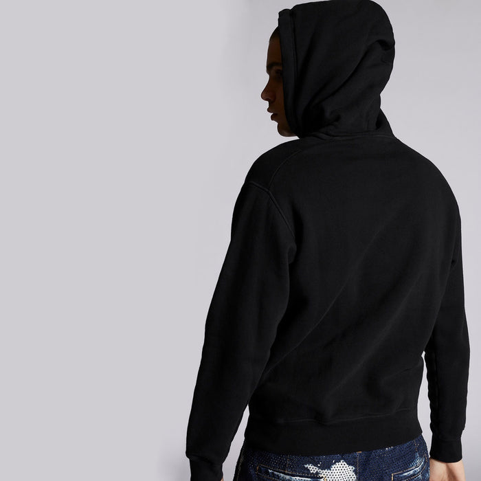 DSQUARED2 - D2 Milano Hoodie in Black - Nigel Clare