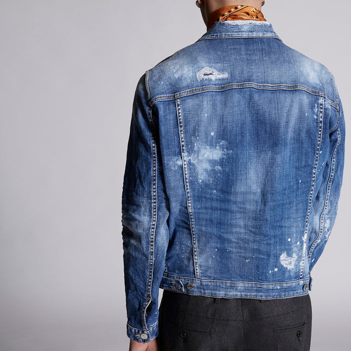 DSQUARED2 - Distress Dan Denim Jacket - Nigel Clare