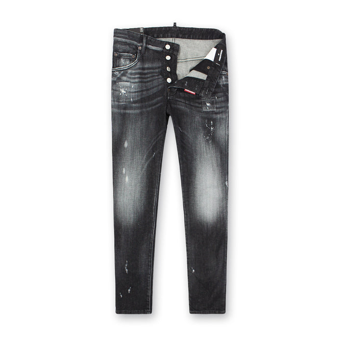 DSQUARED2 - Distressed Super Twinky Jeans in Grey - Nigel Clare