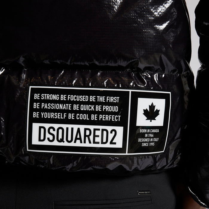 DSQUARED2 - Dsq2 Puffer Jacket in Black - Nigel Clare