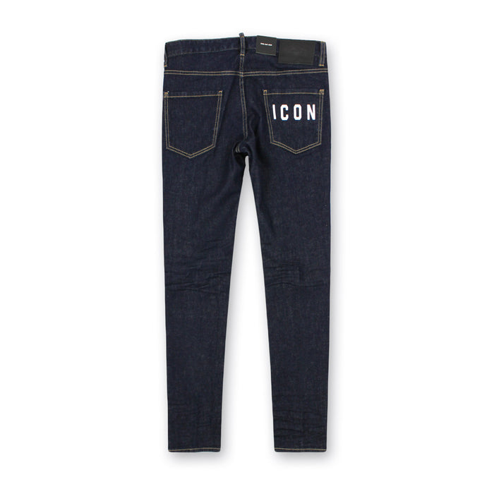DSQUARED2 - Icon Dark Wash Jeans in Navy - Nigel Clare
