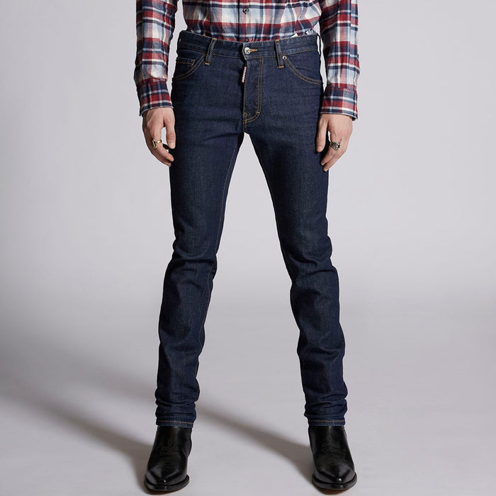 DSQUARED2 - Icon Dark Wash Jeans in Navy - Nigel Clare