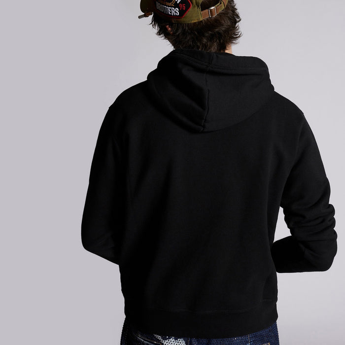 DSQUARED2 - Icon Hoodie in Black - Nigel Clare