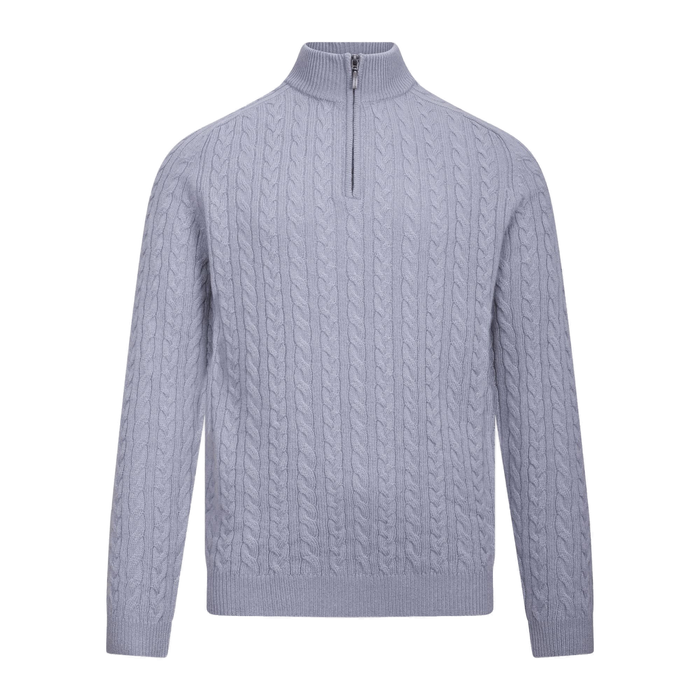 Urban Pioneers Male Edward Half-Zip SWEATER DENIM