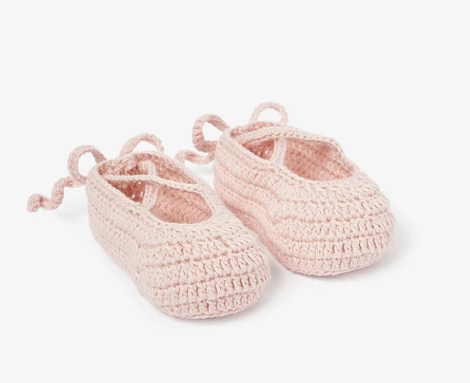Elegant Baby Hand Crocheted Baby Booties