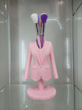 Elegant Pink Blazer Brush Holder - RFE Marketing Ventures