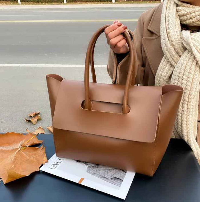 Elegant Women's Large Capacity Handbag – Stylish PU Leather Shoulder Bag for Every Occasion
