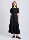 Elizabeth Dress in Solid Cotton Linen