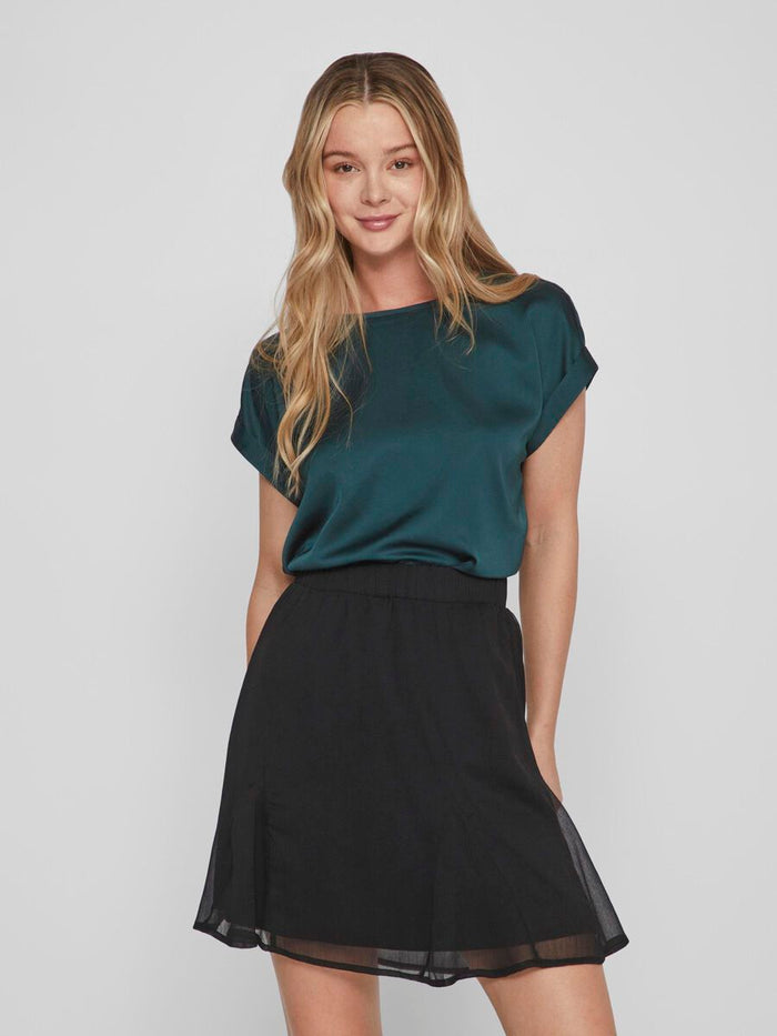 Elle Satin Top (Ponderosa Pine)
