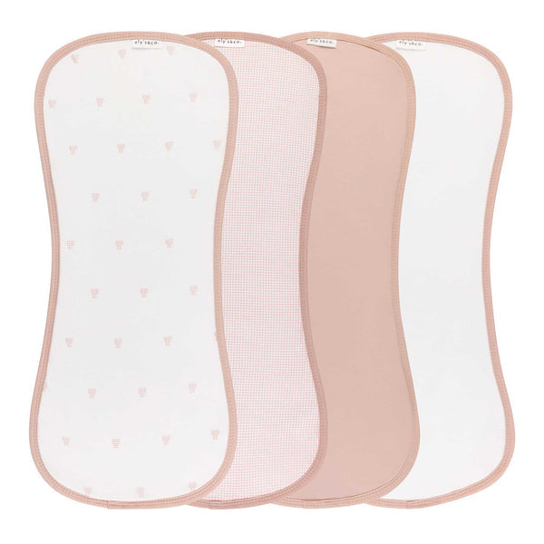 Ely's & Co. Jersey Absorbent Burp Cloths - 4 Pack