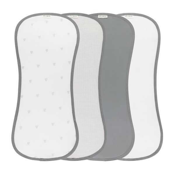 Ely's & Co. Jersey Absorbent Burp Cloths - 4 Pack