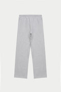 EMBOSSED STRAIGHT LEG JOGGERS - GREY MARL