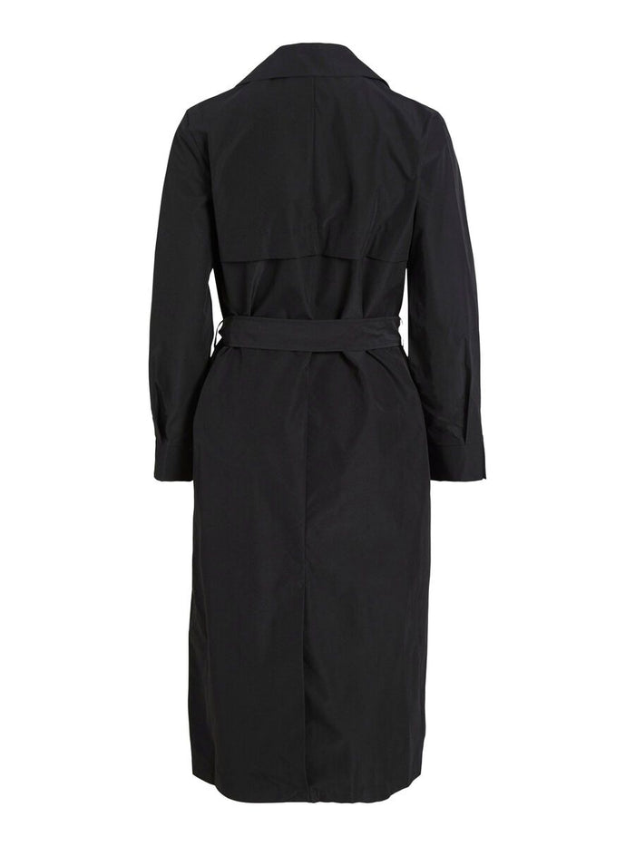 Ersin Long Trench Coat (Black)