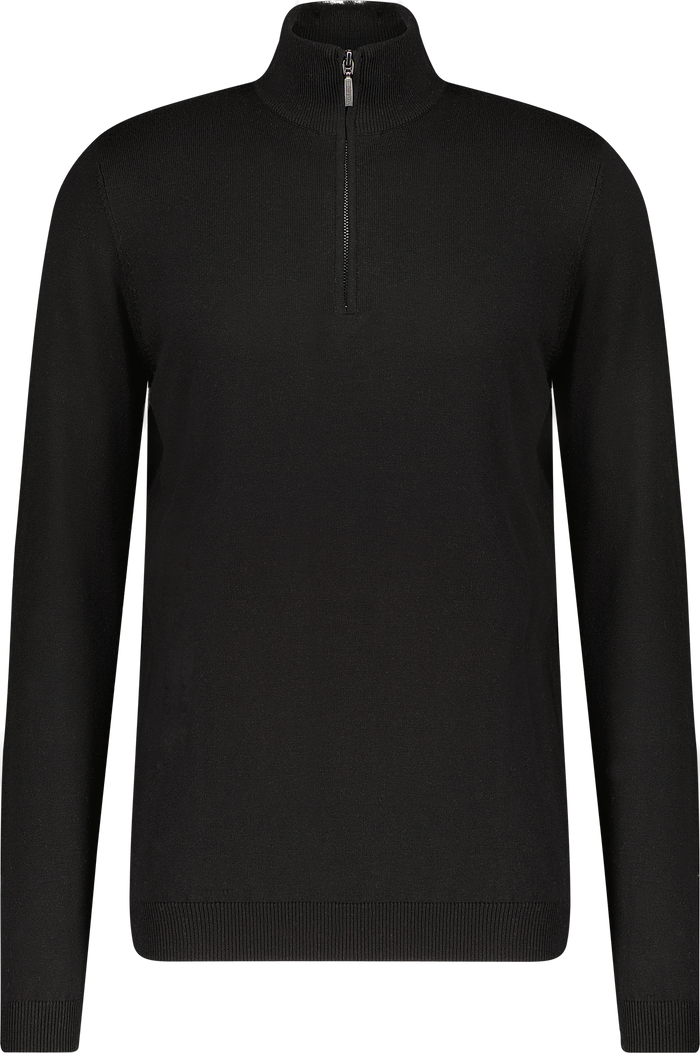 Urban Pioneers Male Espen Half-zip SWEATER BLACK