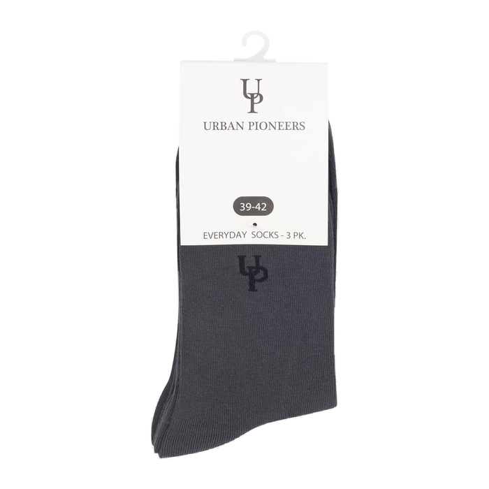 Urban Pioneers Uni Everyday Socks SOCKS CHARCOAL