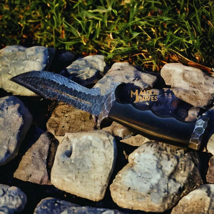 Experience Craftsmanship with Our Handforged Damascus Bowie Knife - RFE Marketing Ventures