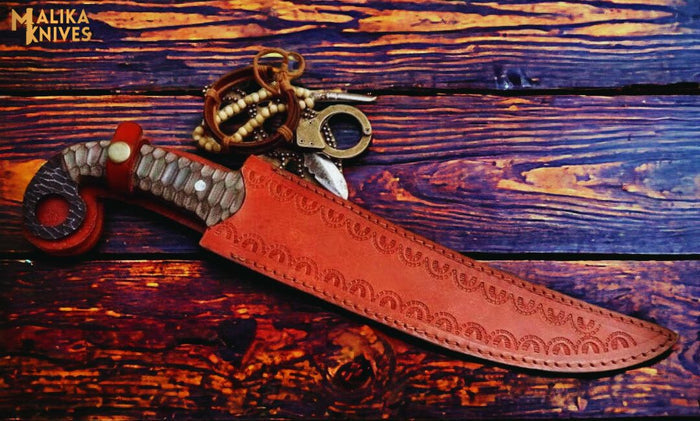 Experience Precision and Durability with the Damascus Ringtail Hunting Knife - RFE Marketing Ventures