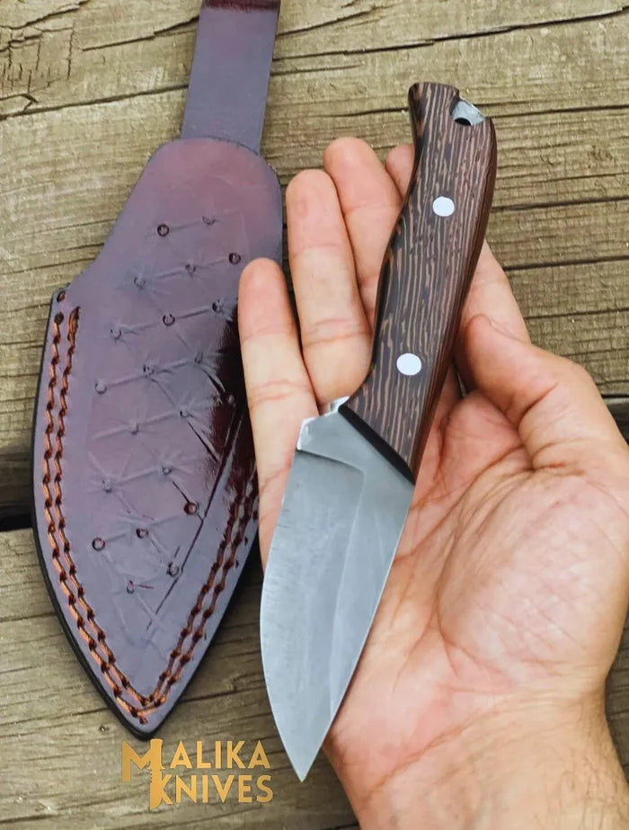 Experience Unmatched Precision with the Handmade Skinner Knife with Wenge Handle - RFE Marketing Ventures