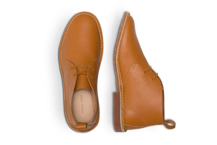 Moral Code Faye Women's Chukka Boot - #color_cognac
