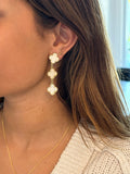 Felicity Triple Clover Dangly Earrings