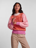 Felisia High Neck Jumper (Tangerine Tango)