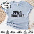 FFA Emblem-CHOOSE YOUR SAYING– Bella Canvas T-Shirt (Copy)