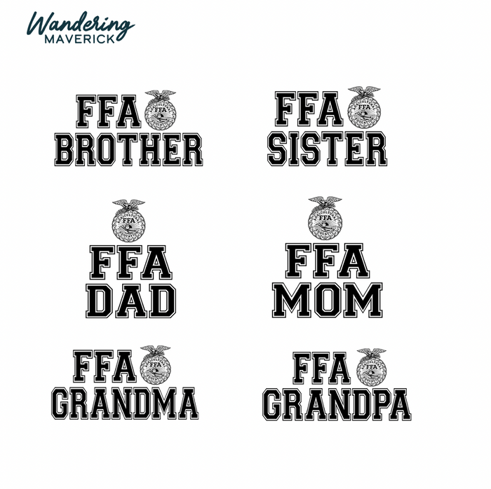 FFA Emblem-CHOOSE YOUR SAYING– Crewneck
