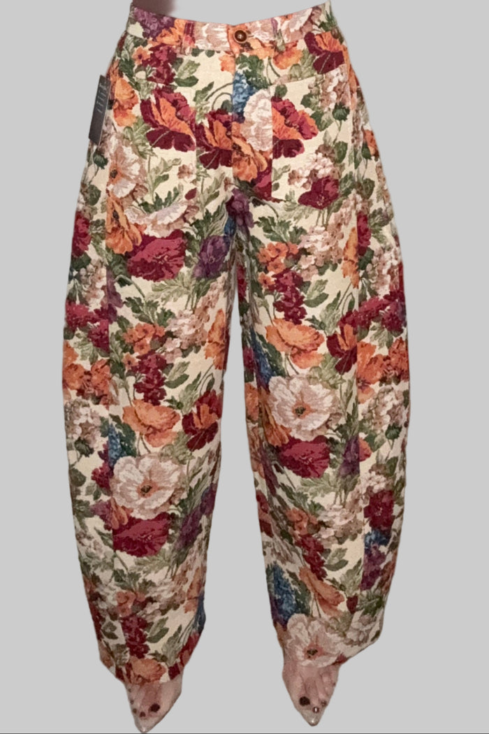 Style the Flower Barrel Pants exclusively at Born To Glam