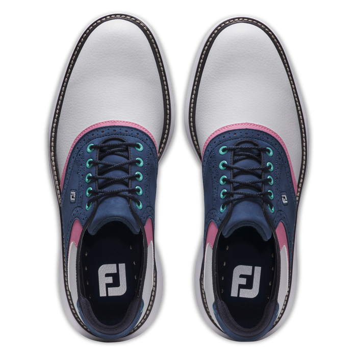 FOOTJOY MENS NEW WAVE TRADITIONS SPIKED GOLF SHOES 25