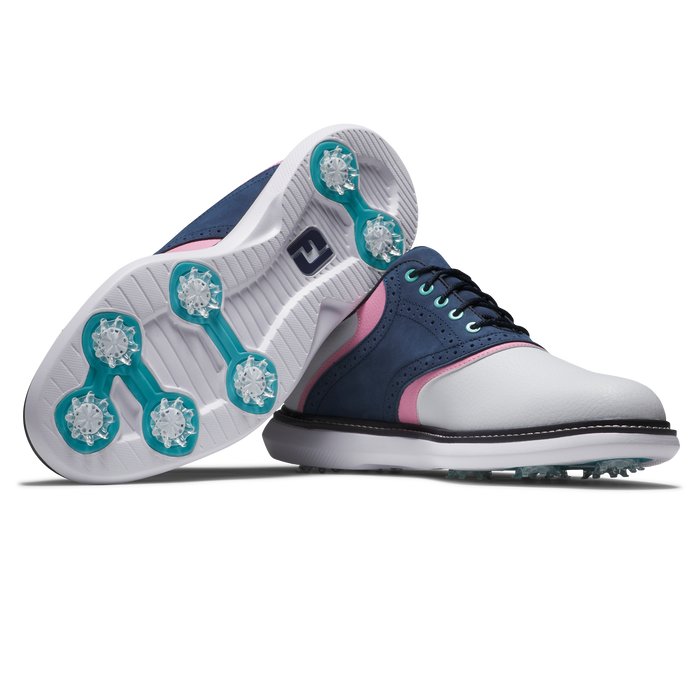 FOOTJOY MENS NEW WAVE TRADITIONS SPIKED GOLF SHOES 25