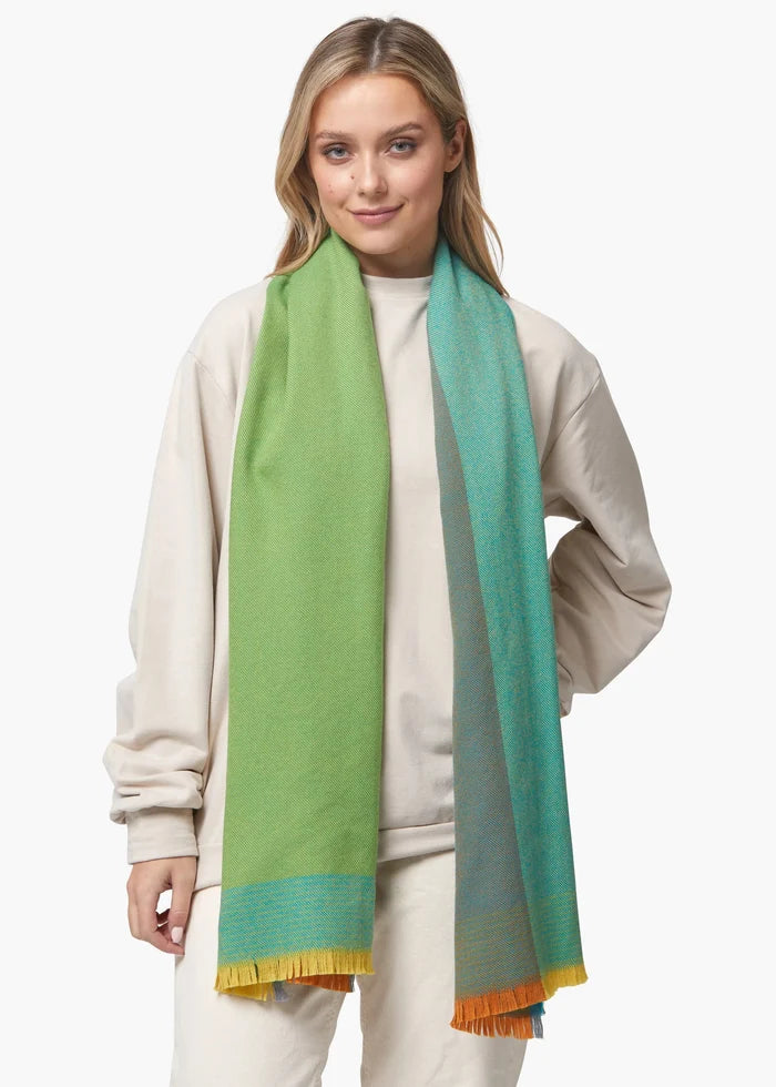 Foxford Emerald Extra-Fine Merino Scarf