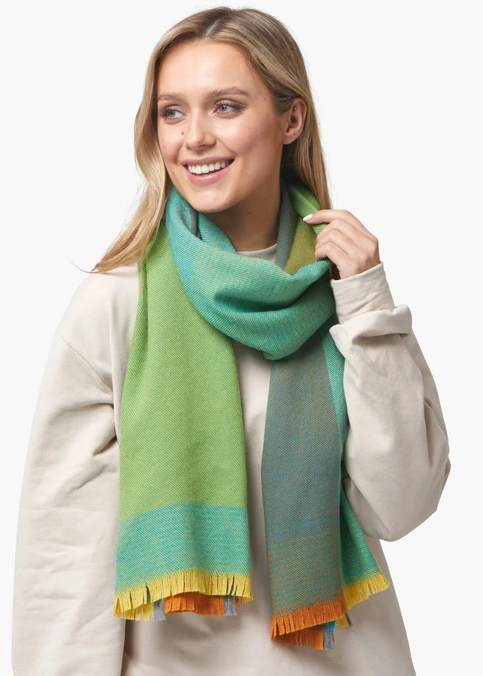 Foxford Emerald Extra-Fine Merino Scarf