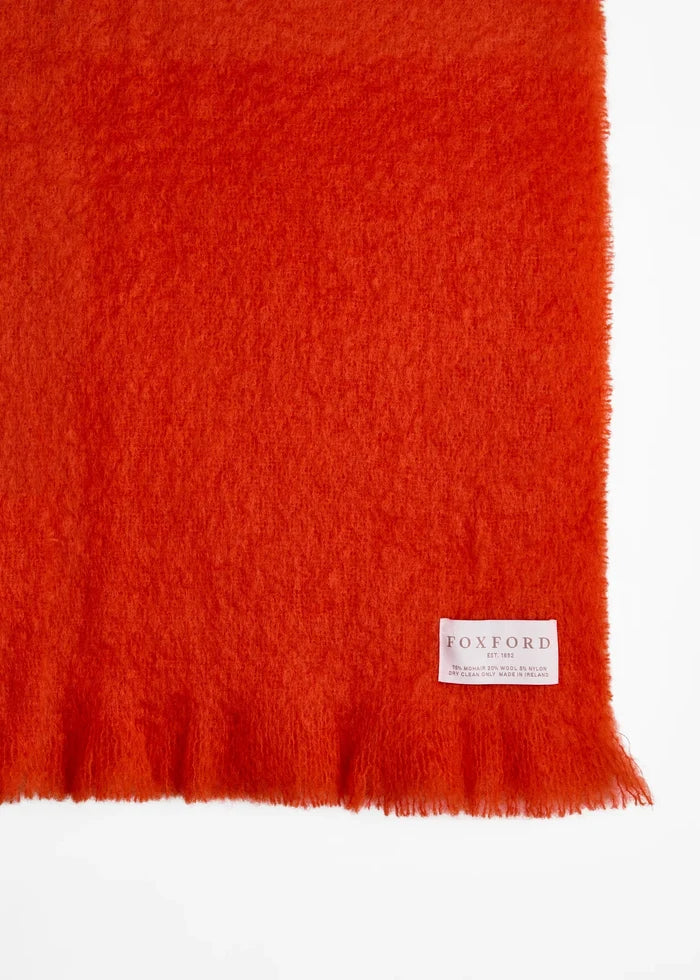 Foxford Erne Mohair Throw – Irish Luxury Blanket