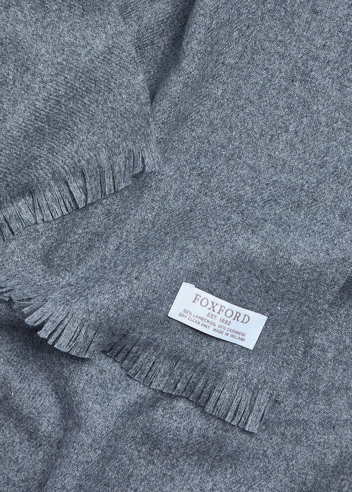 Foxford Oxford Fine Wool Cashmere Blend Scarf