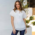 Francesca Top (Optic White)
