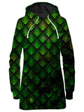 Galactic Dragon Scale Green Hoodie Dress Noctum X Truth Epic Hoodie