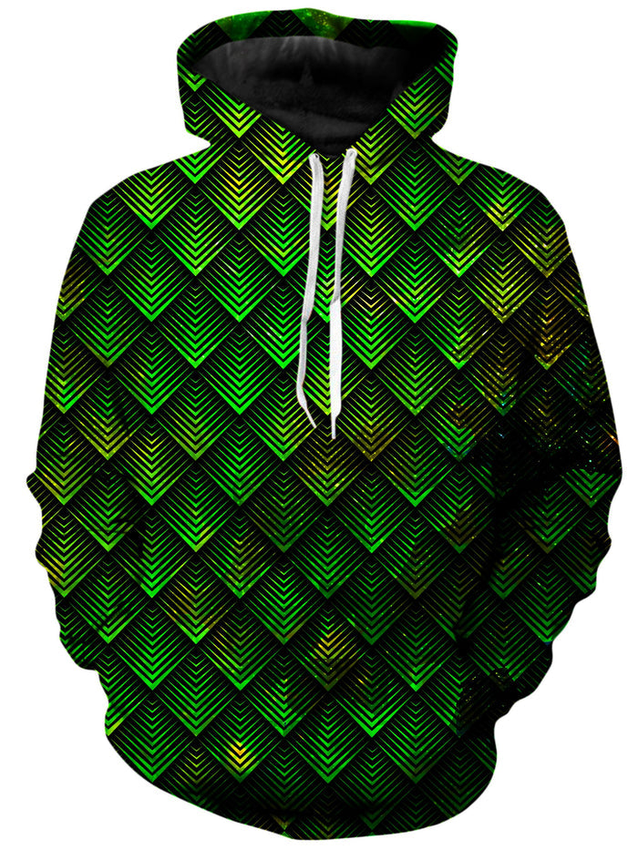 Galactic Dragon Scale Green Unisex Hoodie Noctum X Truth Epic Hoodie