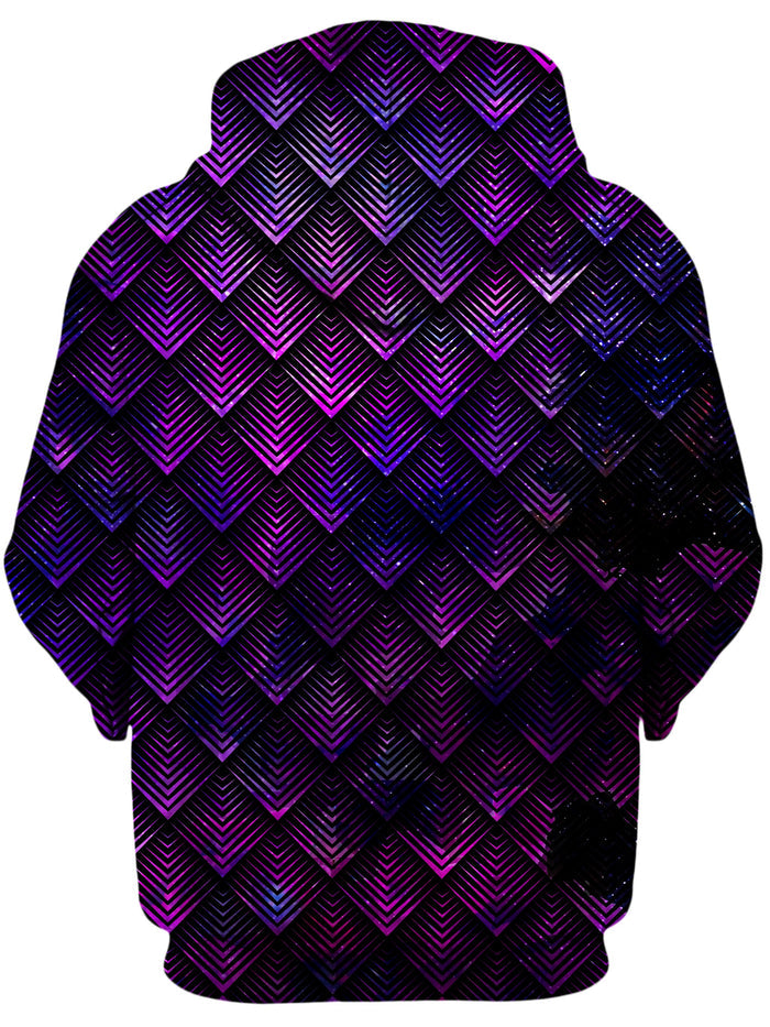 Galactic Dragon Scale Purple Unisex Hoodie Noctum X Truth Epic Hoodie