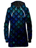 Galactic Dragon Scale Teal Hoodie Dress Noctum X Truth Epic Hoodie
