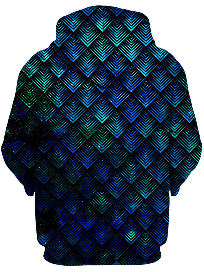 Galactic Dragon Scale Teal Unisex Hoodie Noctum X Truth Epic Hoodie