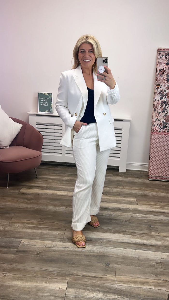 Garance Blazer (White)