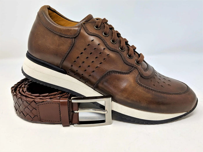 Moral Code Gilbert Belt - #color_brown-leather