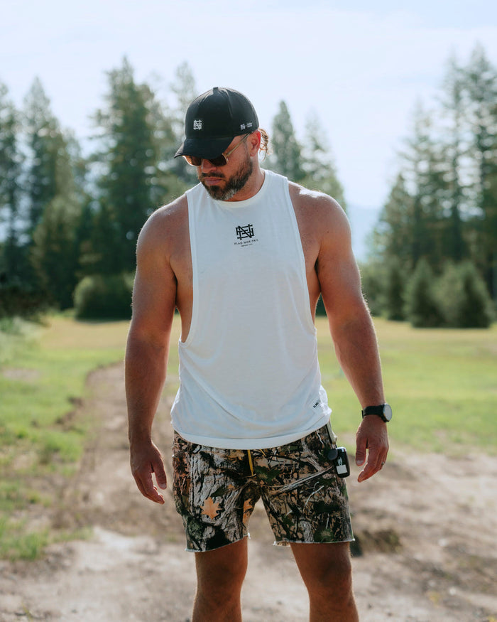 GOAT SHORTS - WOODLAND CAMO