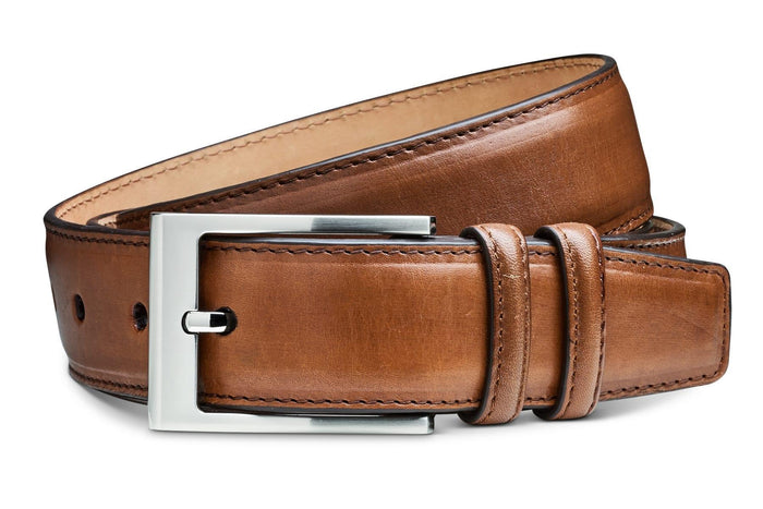 Moral Code Grant Belt -Cognac Leather-35 #color_cognac-leather